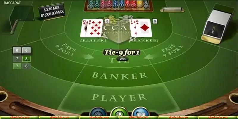Tận hưởng game Baccarat chân thực, kịch tính từng giây